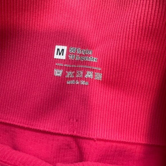 Pink Ribbed Two-Piece Set - Picture 2 of 3